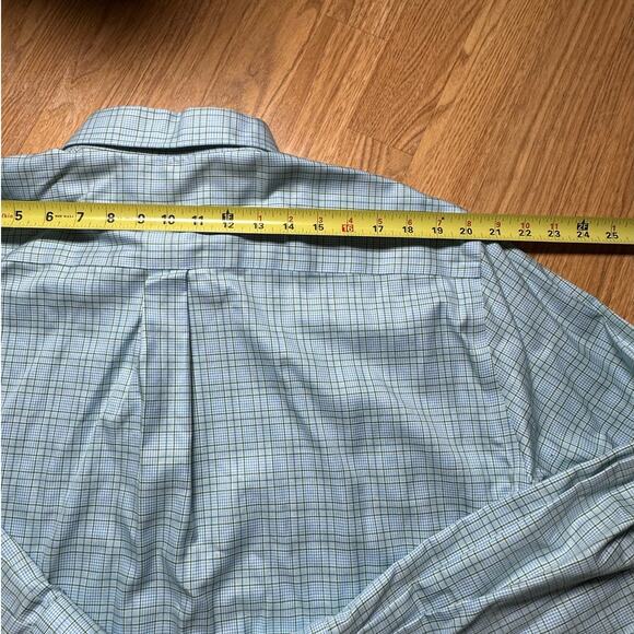 Peter Millar Men's XL Collared Plaid Button Down 100% Cotton - Picture 7 of 8